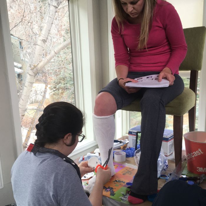 Pediatric Foot Ankle Deformity Management with Serial Casting hands-On Lab Cast Prepping